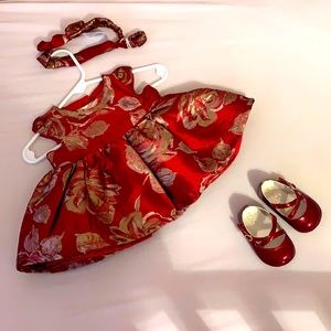 Children’s place 0-3 month Dress Set